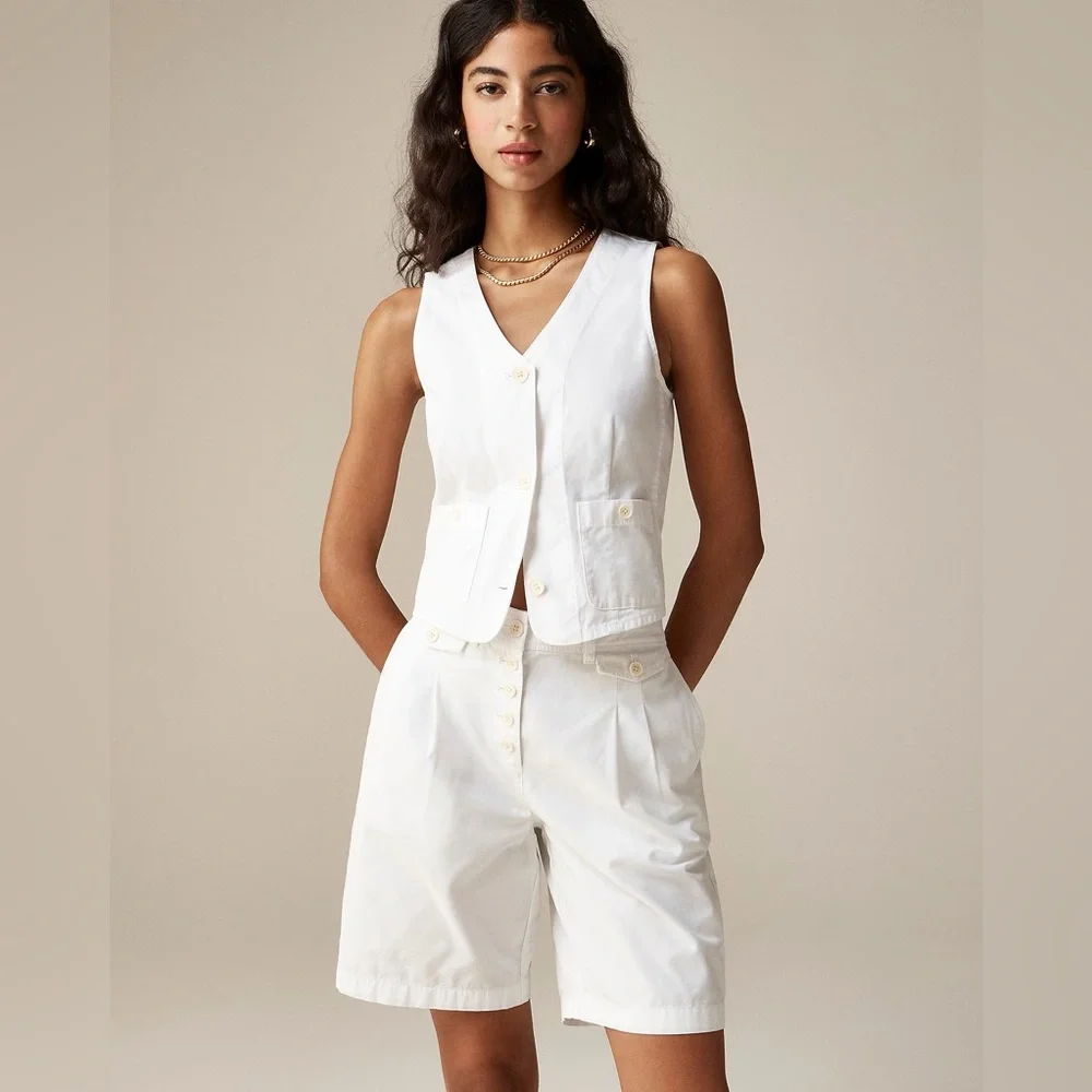 J.Crew Patch-pocket chino vest CA499